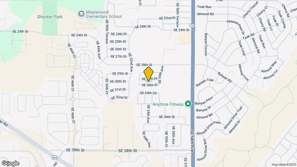 5395 SE 30th Pl, Unit A Mapa y Detalles de la Ubicación