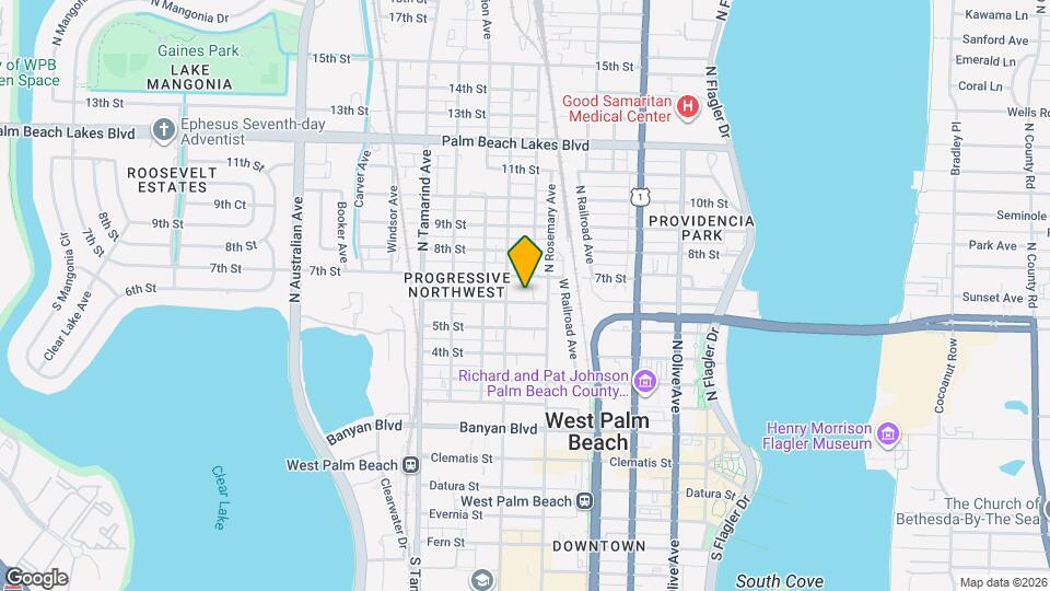 619 6th St Map and Location Details