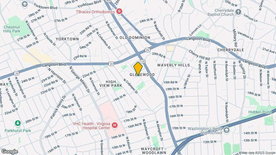 2052 N Brandywine St Map and Location Details