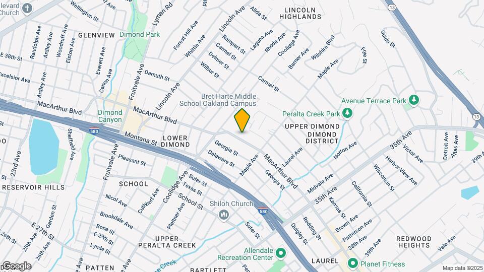 2880 MacArthur Blvd Mapa y Detalles de la Ubicación