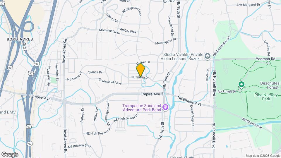 20805 NE Sierra Dr Map and Location Details