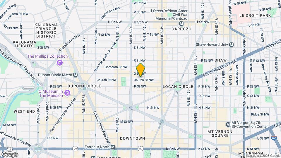 1509 Church St NW Map and Location Details