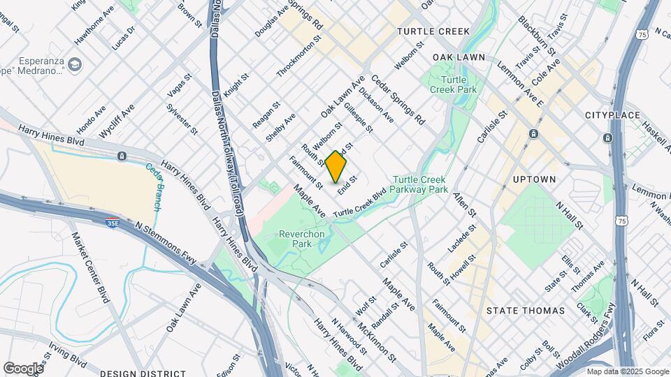 3500 Fairmount St Map and Location Details