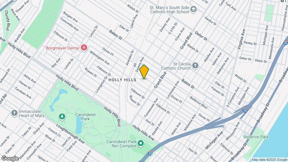 3650 Dover Pl Map and Location Details