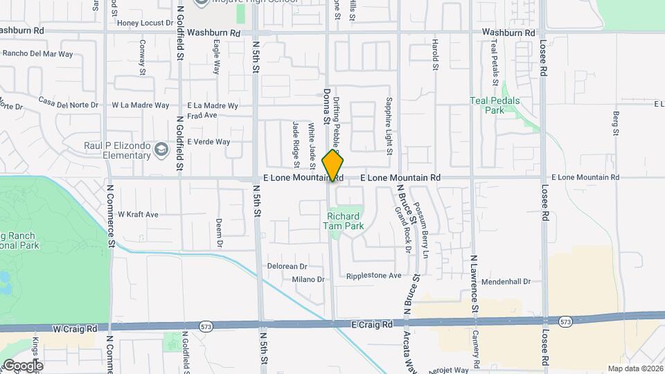 630 Rocky Stone Ave Map and Location Details