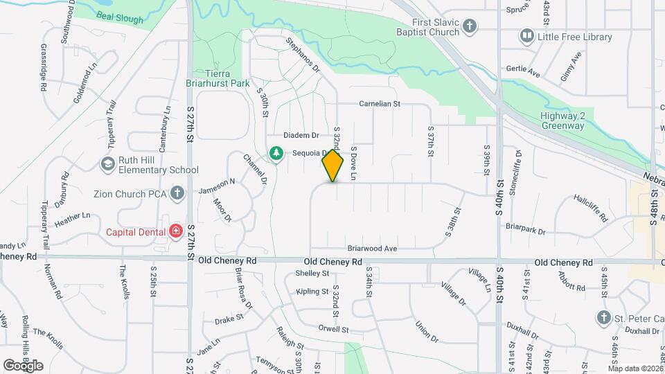 3133 Wildbriar Ln Map and Location Details