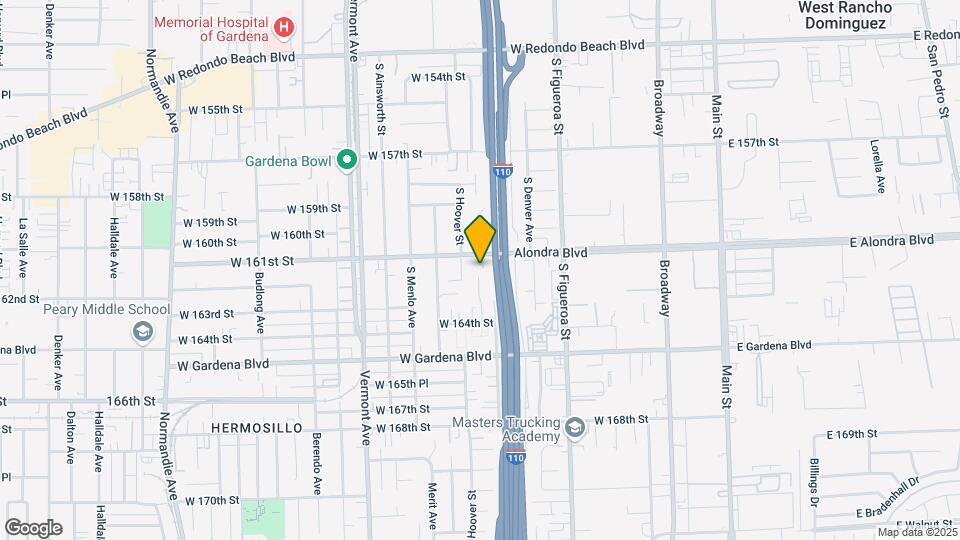 16106 Bonsallo Ave Mapa y Detalles de la Ubicación