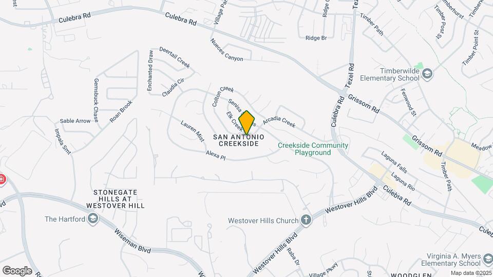 9607 Criswell Creek Map and Location Details