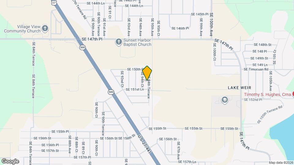 15112 SE 94th Ter Mapa y Detalles de la Ubicación