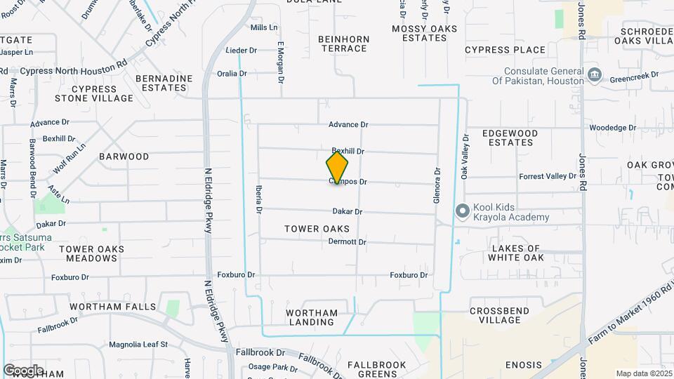 11811 Campos Dr Map and Location Details