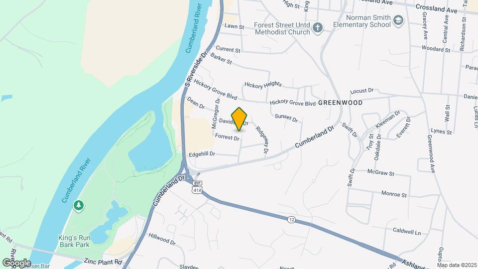 1052 Forrest Dr Map and Location Details