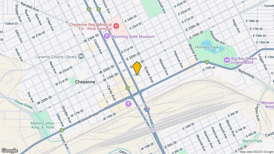 215 E 18th St Map and Location Details