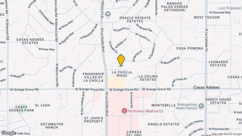 1996 W Cholla Estate Dr Map and Location Details