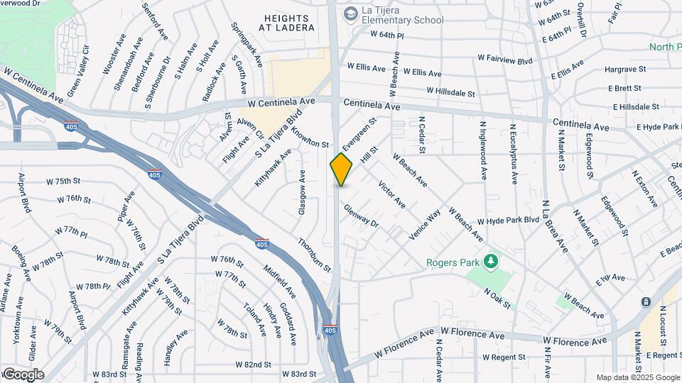 7050 S La Cienega Blvd, Unit 2 Map and Location Details