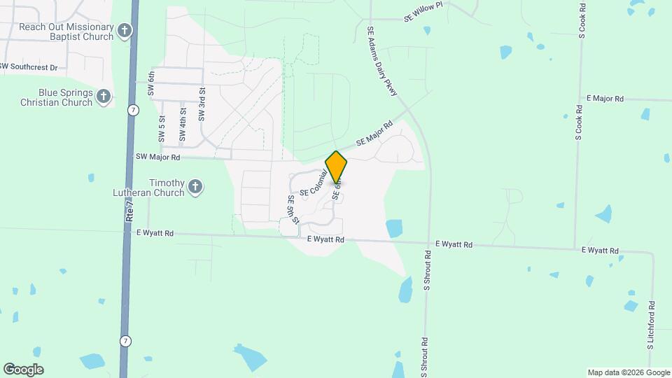 8029 SE 6th Terrace Map and Location Details