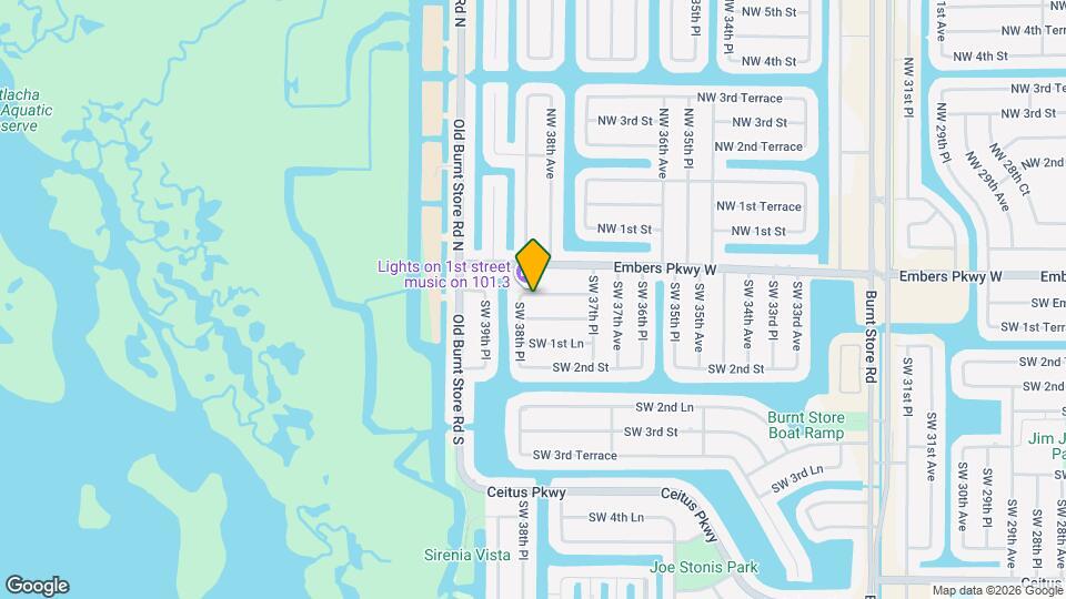 3810 SW 1st St Map and Location Details