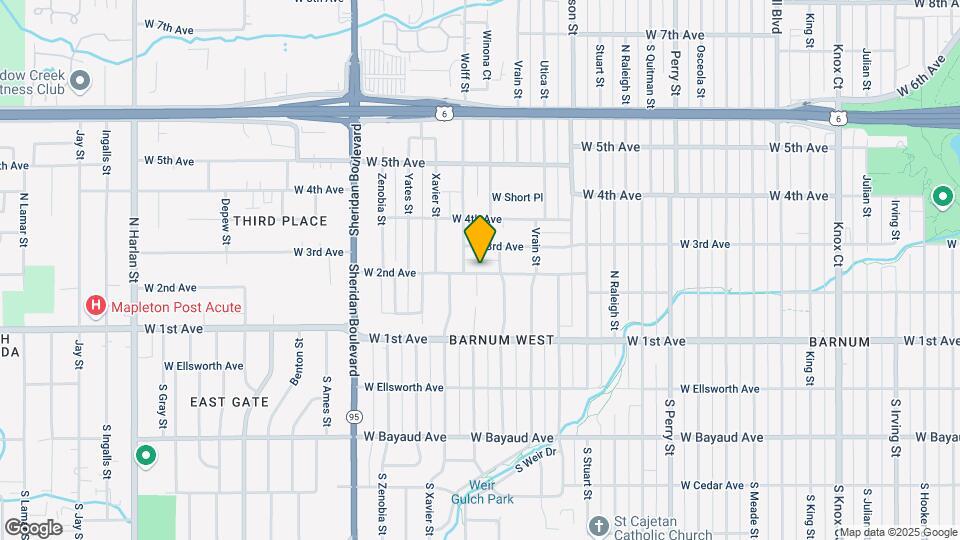 4735 W 2nd Ave Map and Location Details