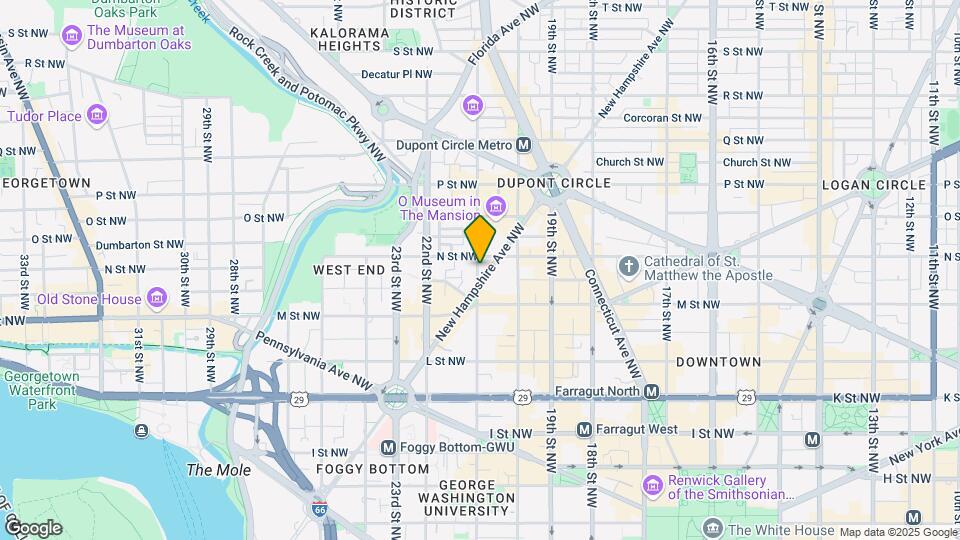 1262 New Hampshire Ave NW Map and Location Details