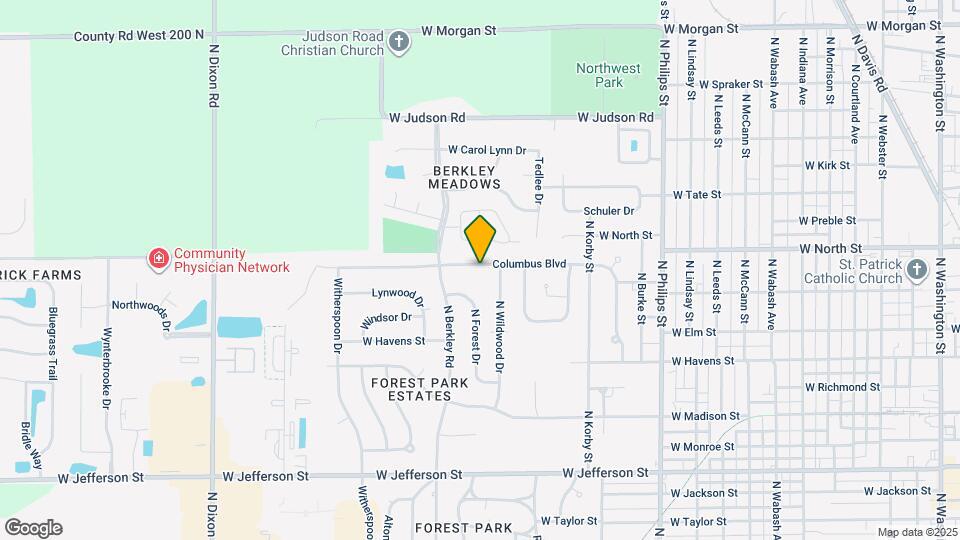 1813 Columbus Blvd Map and Location Details