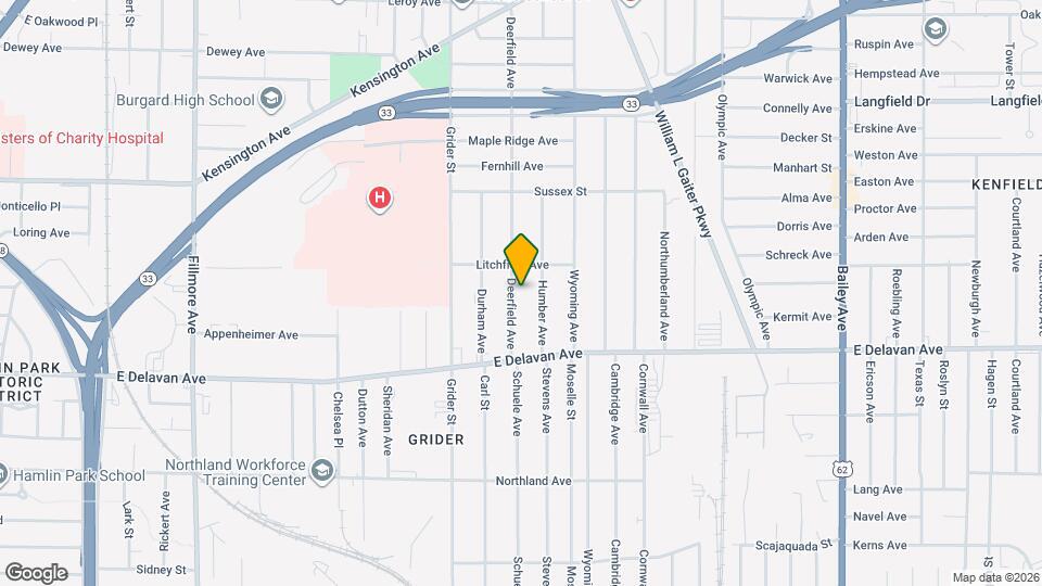 65 Deerfield Ave Mapa y Detalles de la Ubicación