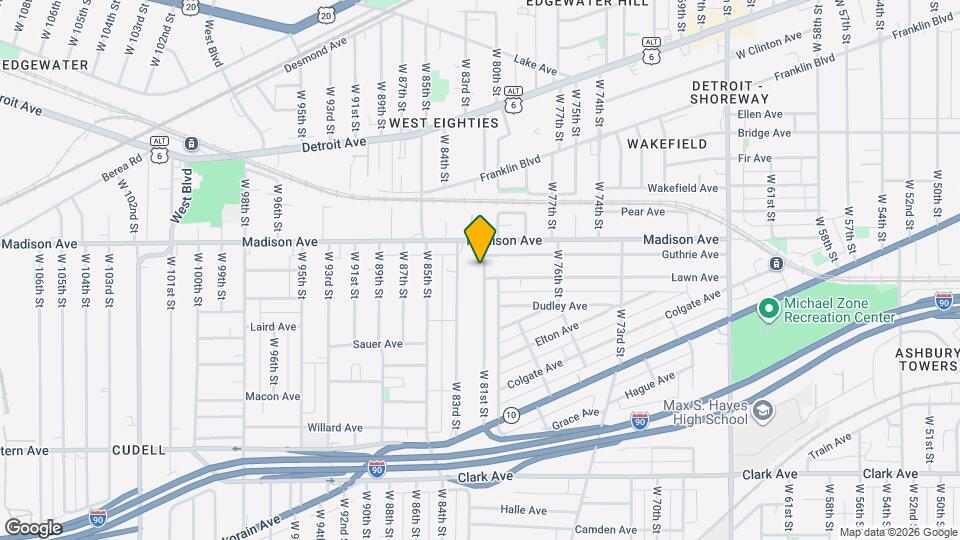 2030 W 81st St Map and Location Details