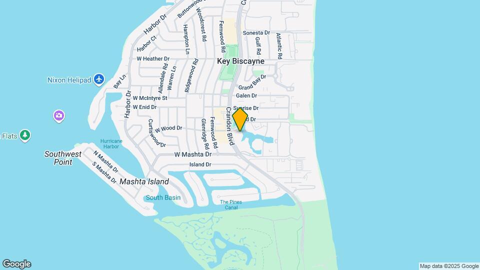 721 Crandon Blvd, Unit 208 Map and Location Details