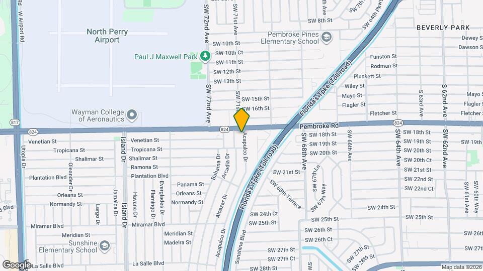 1730 Acapulco Dr Map and Location Details