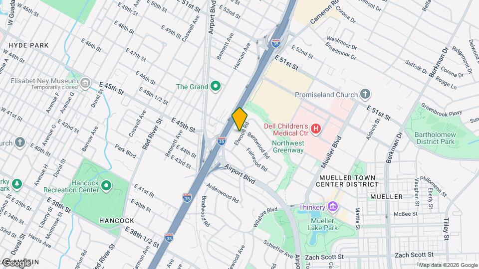 1105 Bentwood Rd Map and Location Details