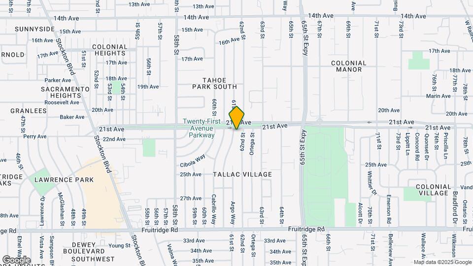 4805 61st St Map and Location Details