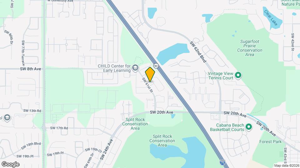 6110 SW 10th Pl Map and Location Details