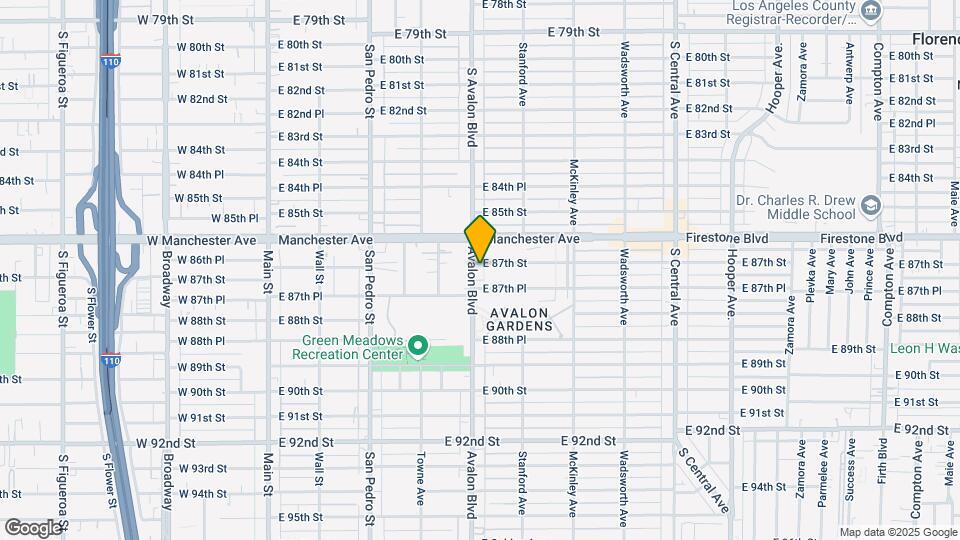 8706-8710 Avalon Blvd Map and Location Details