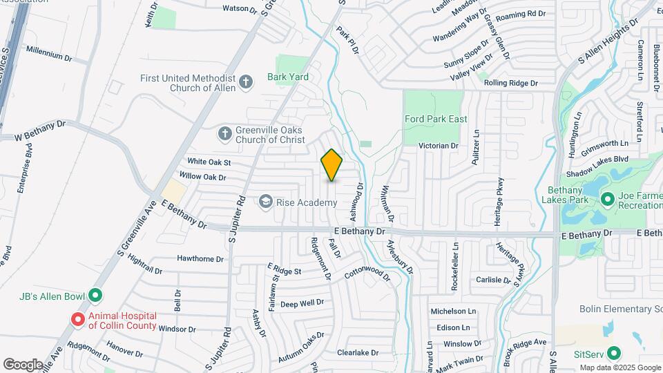 711 Cottonwood Bend Dr Map and Location Details