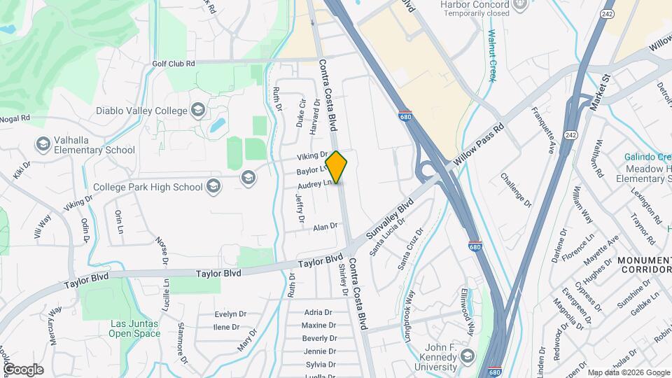 819 Contra Costa Blvd Map and Location Details