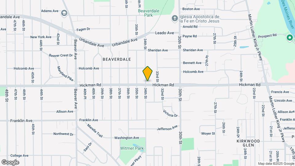 3323 Hickman Rd Map and Location Details