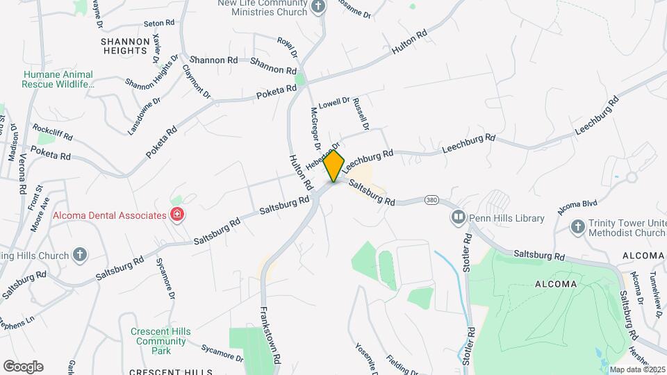 6140 Saltsburg Rd Mapa y Detalles de la Ubicación