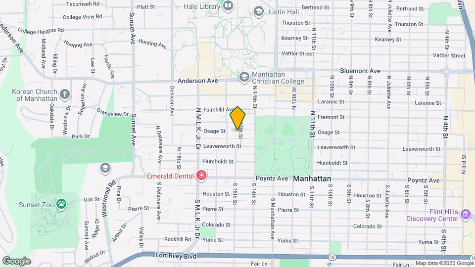 323 N 15th St Map and Location Details