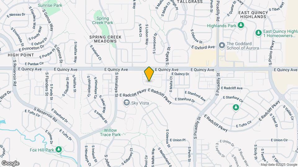 20963 E Radcliff Pl, Unit A Map and Location Details