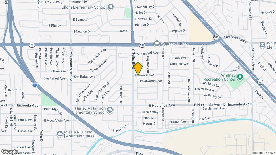 5035 Hayward Ave Map and Location Details