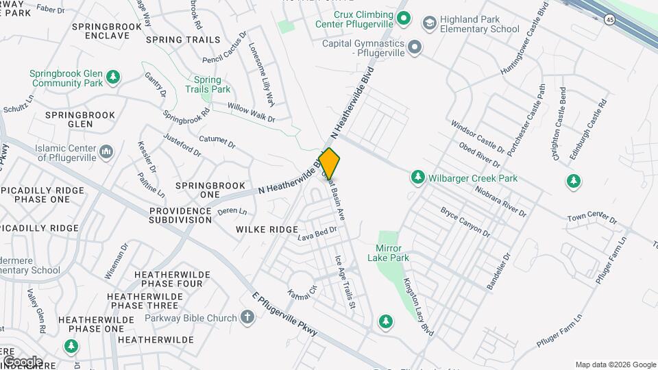 18116 Great Basin Ave Map and Location Details