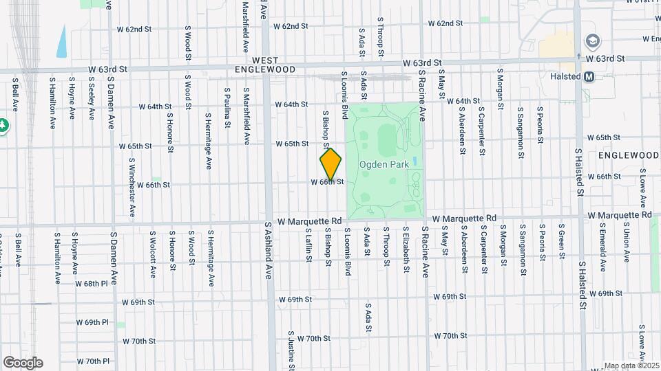 6603 S Bishop St Map and Location Details