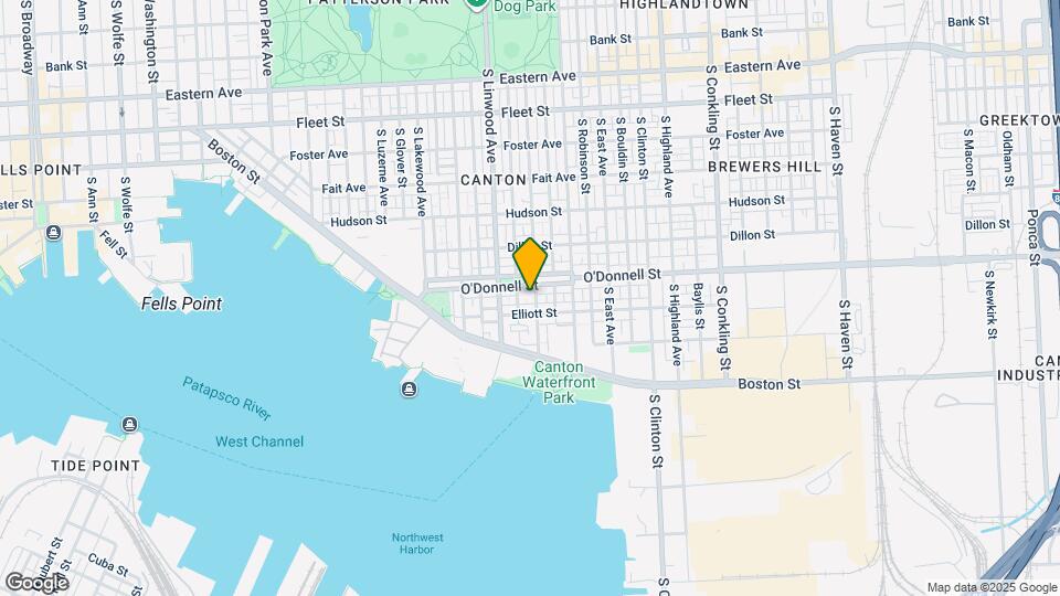 1116 S Potomac St Map and Location Details