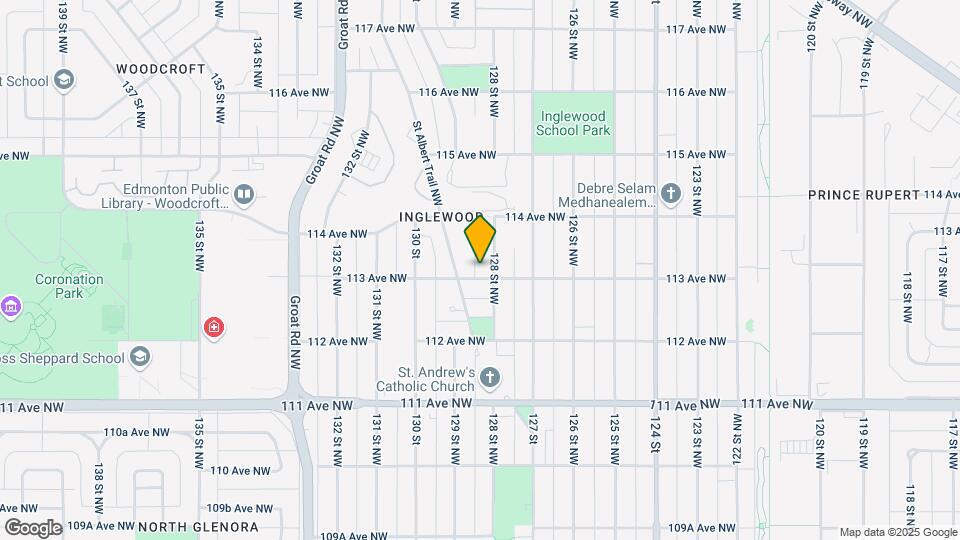 12806-12113 113 Ave NW Map and Location Details