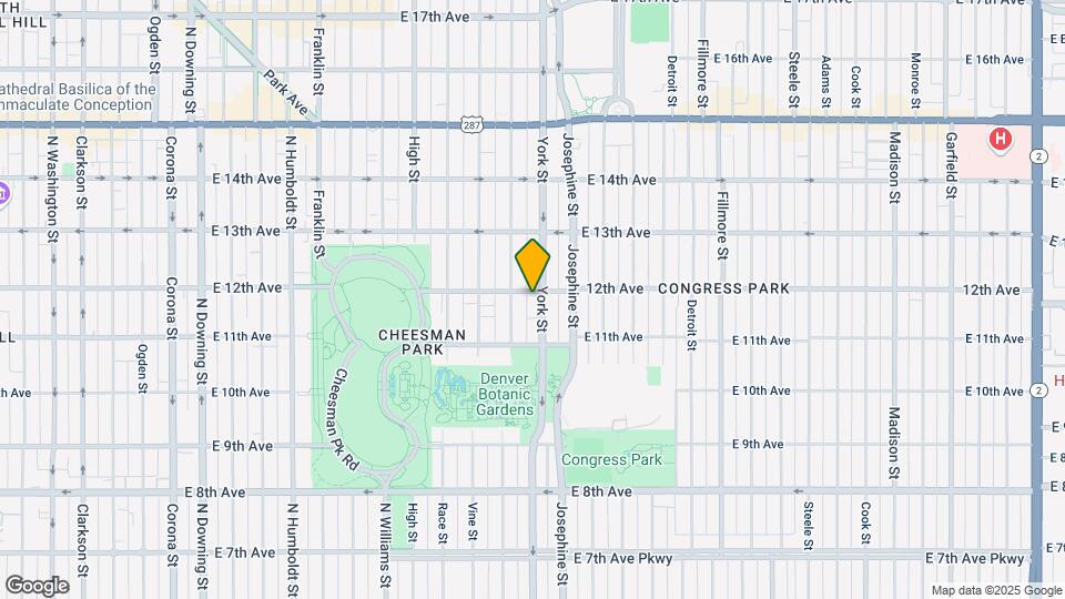 1177 York St Map and Location Details