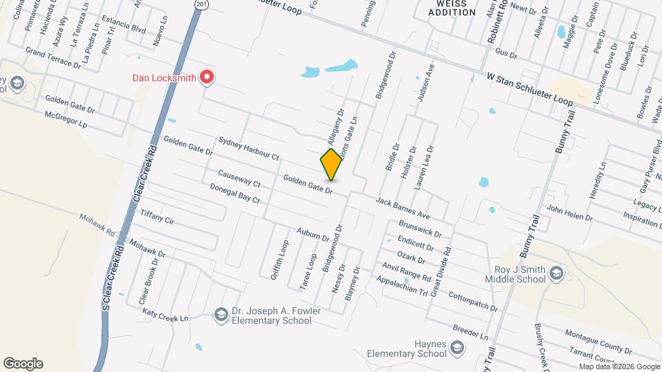 4407 Golden Gate Dr Map and Location Details