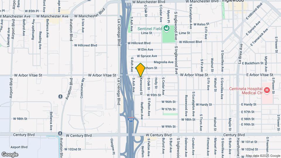 915 S Kenwood Ave Map and Location Details