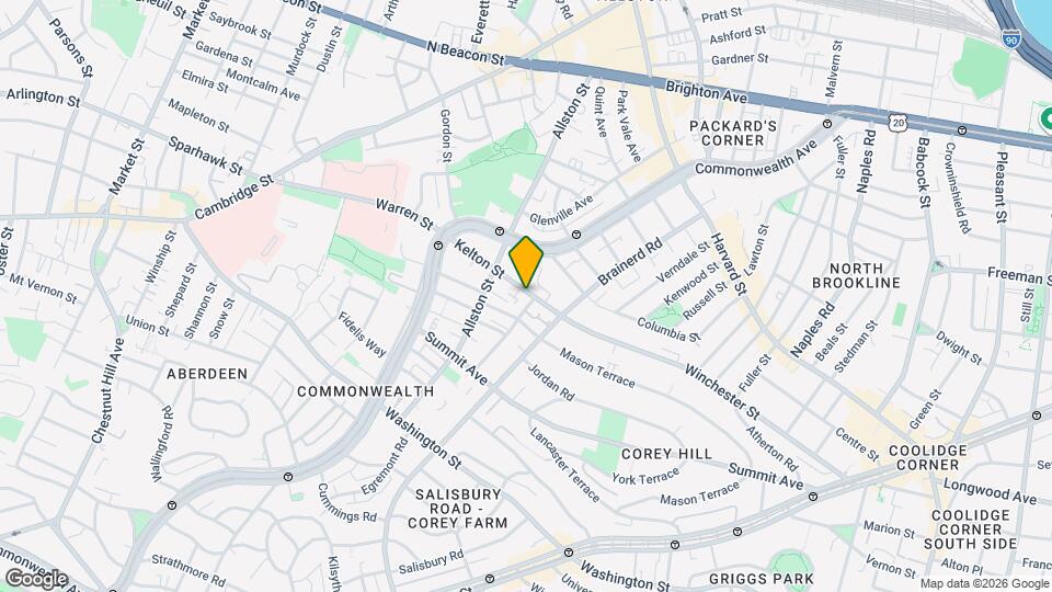 223 Kelton St Map and Location Details