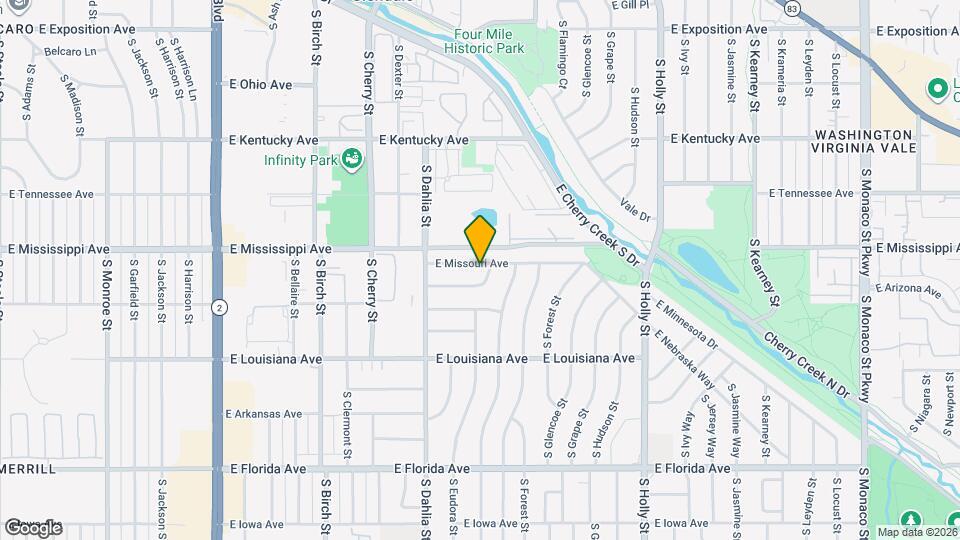 4910 E Missouri Ave Map and Location Details