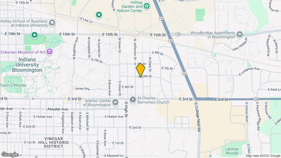 106 S Roosevelt St Map and Location Details