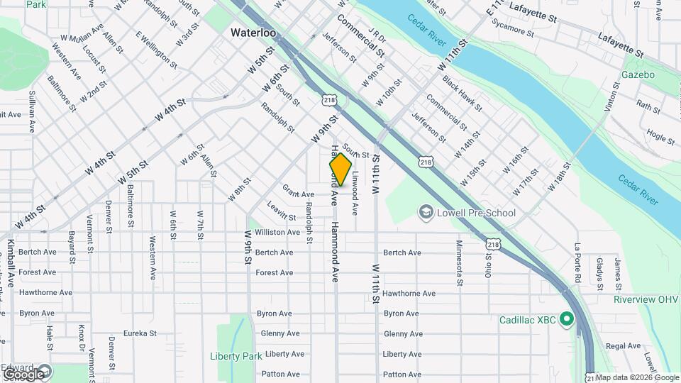 285 Hammond Ave Map and Location Details