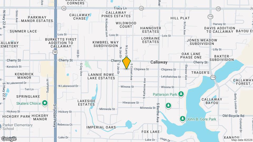 6406 Chipewa St Map and Location Details
